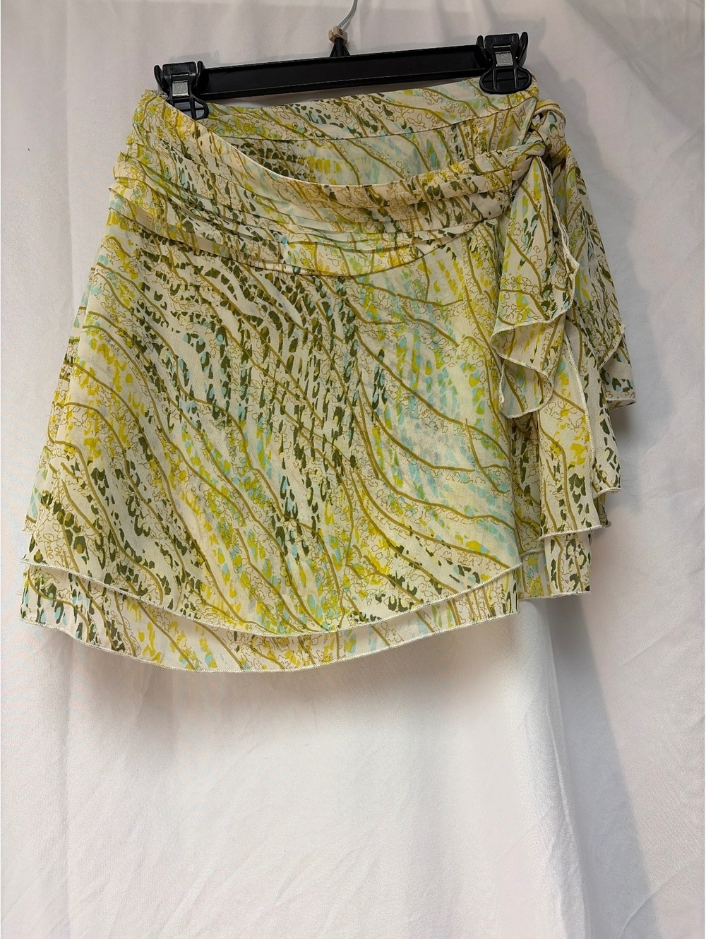 Joppa Women's Medium Printed Polyester Skirt with Ruffle Detail